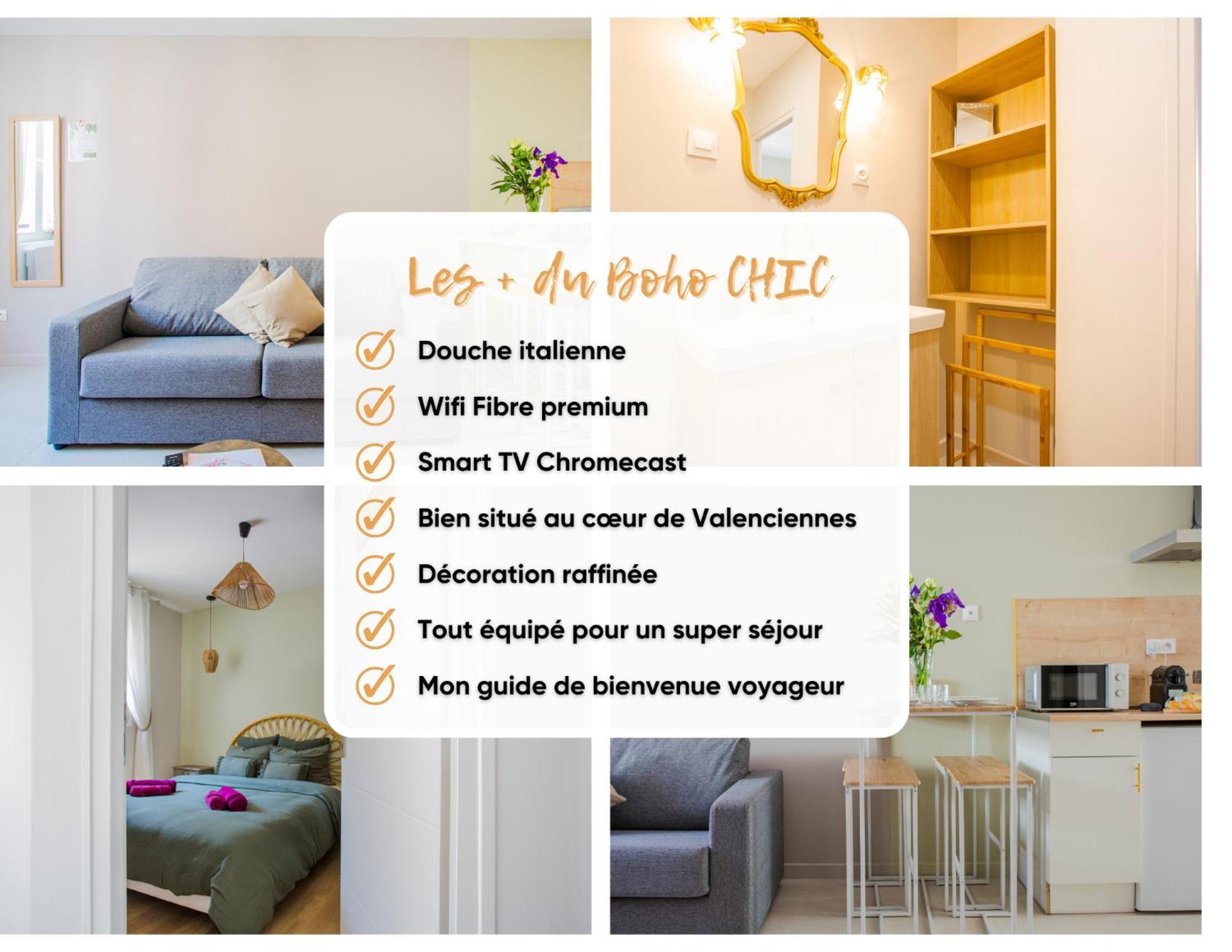 Ideal Pro & Couple - 2 Logements Theme Boho Chic Rdc & Dandy 1Er Etage - Quartier Calme - Jardin - Wifi Hd - Smart Tv - Parking Gratuit - Proche Centre & Transports - Ask Home Valenciennes Exterior foto